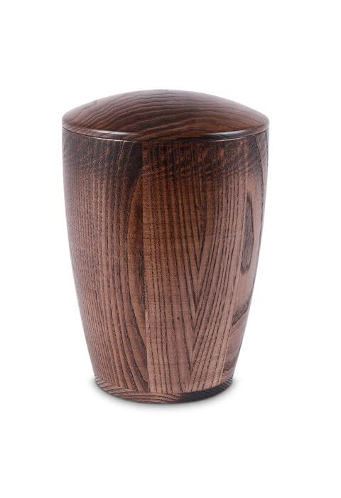 Urne funéraire en bois cinéraire moderne huile noire