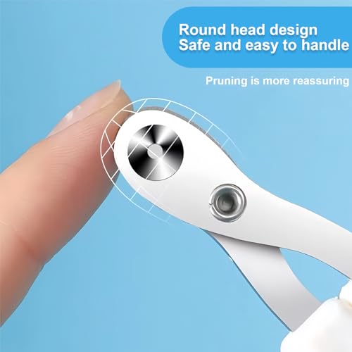 SpetngSake Krallenschere Katzen,Katzen Krallenschneider Sicherheits Edelstahl,Hundekrallen und Katzenkrallen Schneider,Hunde Katzen Nagelschere,Nagelknipser Katze für Welpen,Hasen und Meerschweinchen