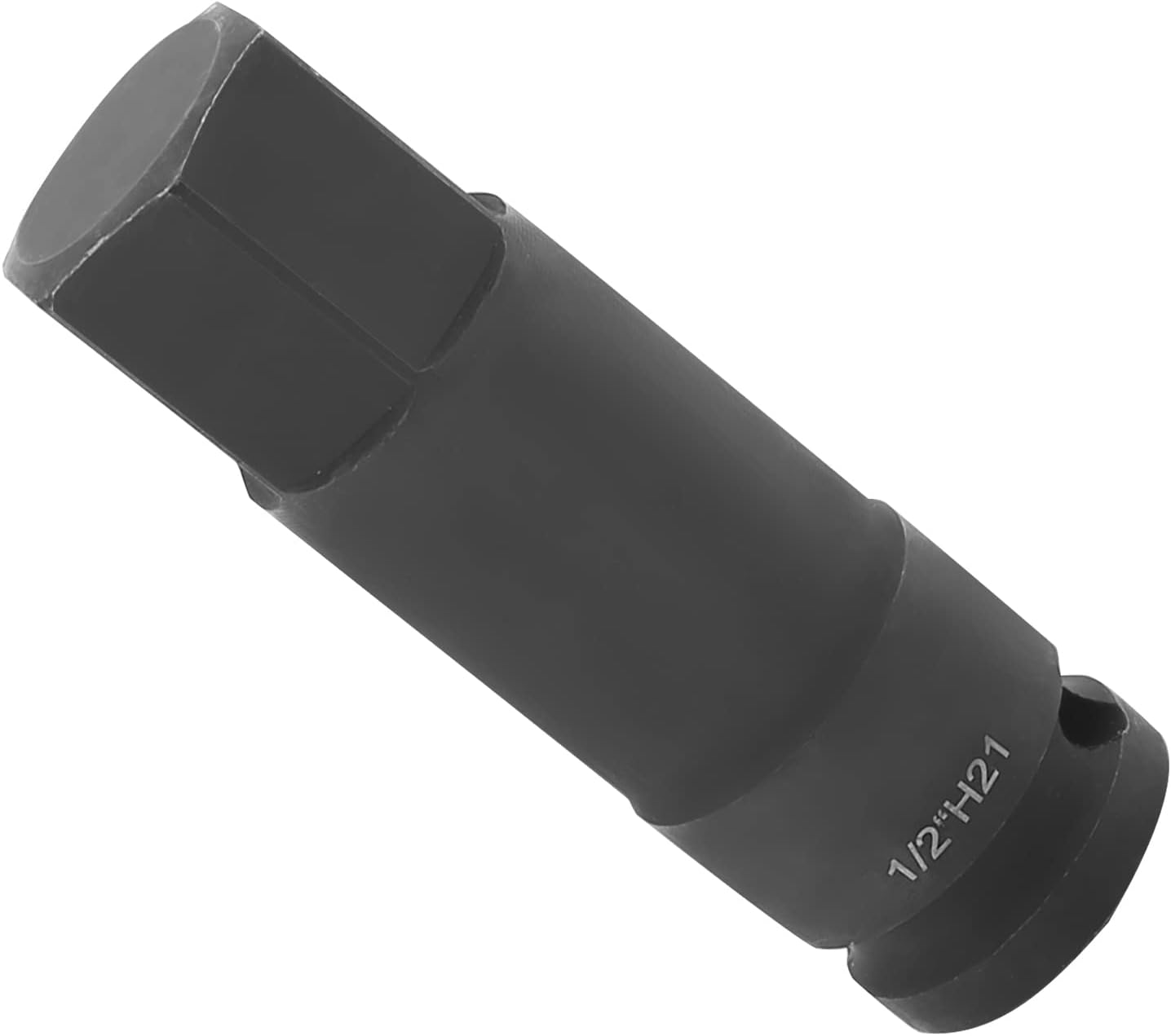 Auniwaig Hex Impact Bit Socket, 1/2-Inch Drive Bit Socket, 21mm Chrome Molybdenum Steel Hex Impact Socket
