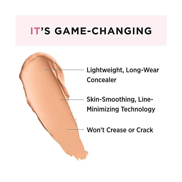 IT Cosmetics Bye Bye Under Eye Concealing Pot, Tan (W) - Skin-Smoothing Eye Cream & Concealer - Covers Dark Circles…