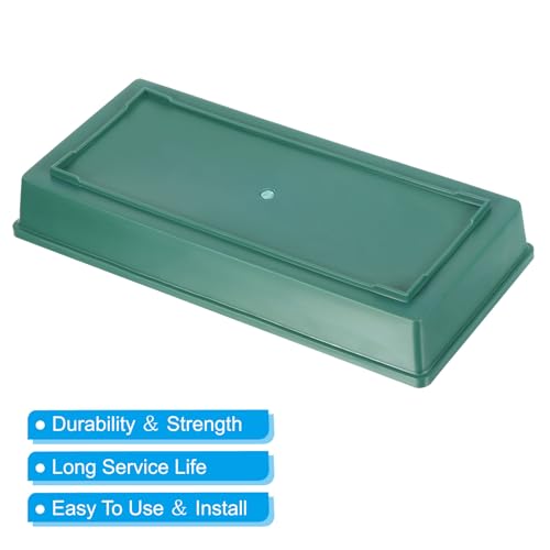 PATIKIL Plastic Design Bowl, 11" Flower Arrangement Base for Centerpiece Decorating Green - Image 4