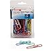 Officemate OIC Giant Vinyl Coated Paper Clips, Assorted Colors, 60 in Pack (97216)