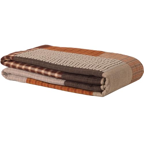 VHC-Brands-Rustic-Lodge-Farmhouse-Bedding-Rory-Quilt-King-105×95-Greige-Grey VHC Brands Rustic Lodge Farmhouse Bedding Rory Quilt King 105×95 Greige Grey