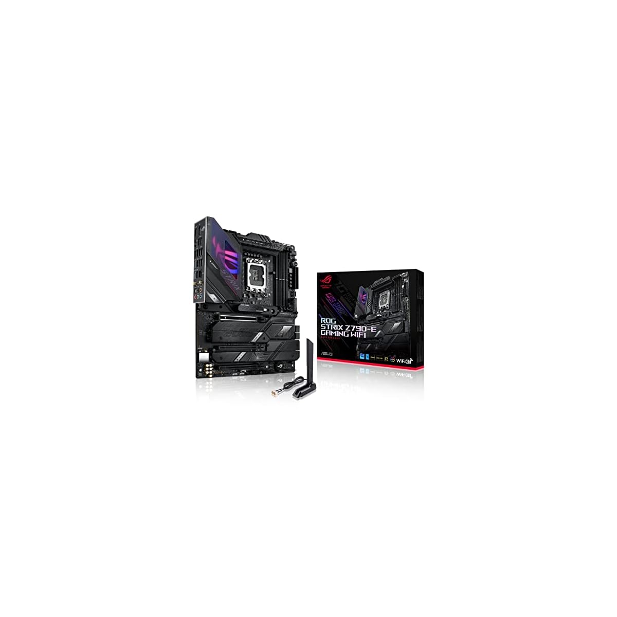 ASUS-ROG-STRIX-Z790-E-GAMING-Scheda-Madre-ATX-Intel-Z790-LGA1700-DDR5-PCI-50-WiFi-6E-80211ax-Intel-25Gb-Ethernet-ROG-SupremeFX-71-5xM2-4xSATA-6GBs-Aura-Sync-RGB-Nero