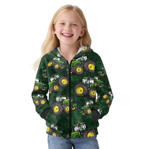 Kids Fluffy Fleece Hoodie Zip-Up Pullover Fuzzy Sweatshirt with Pockets for Fall Winter Sweatshirts for Girls Boys4