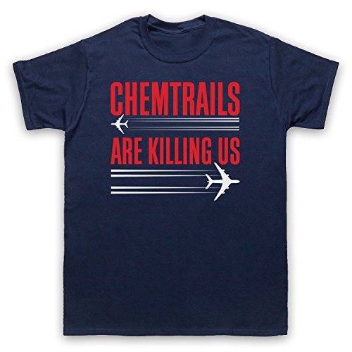 T-shirt Chemtrails pour homme idéal pour les manifestations et rassemblements