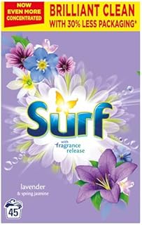 Washing Powder 2.25kg - Lavender & Spring Jasmine - Deep Clean and Delightful Fragrance - Fresh Scented Stain-Removal Laundry Detergent - Laundry Powder for Whites and Colors - For All Fabrics