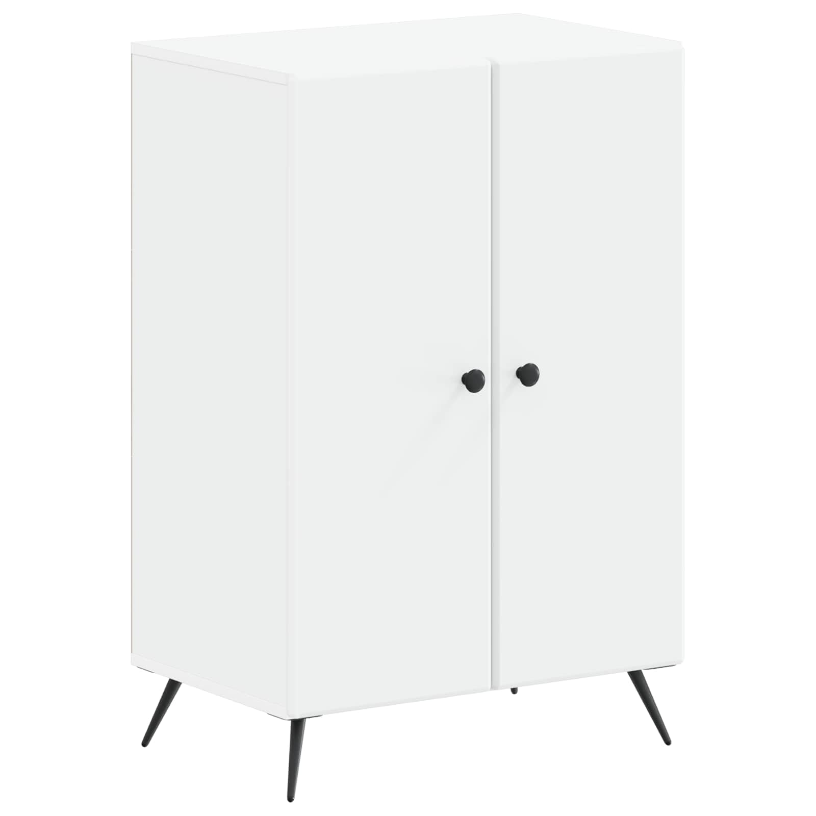 vidaXL Mobile per scarpe BREDA 59,5 x 39,5 x 90 cm Bianco