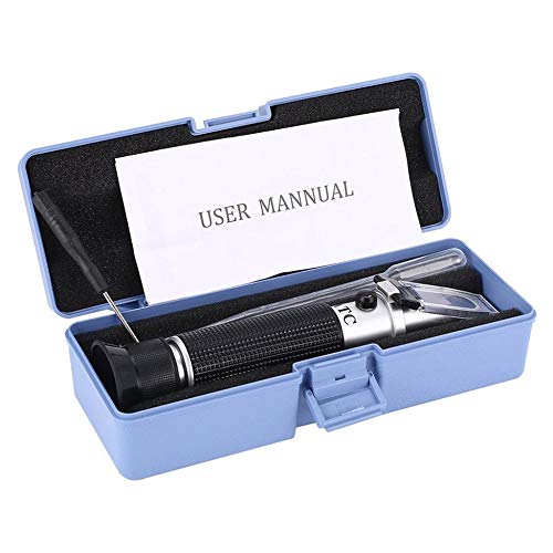 Migvela Salzmessgerät für Wassersalz-Messgerät, Doppelskala 0~10 % Messgerät zur Messung des Wassers in Wasser