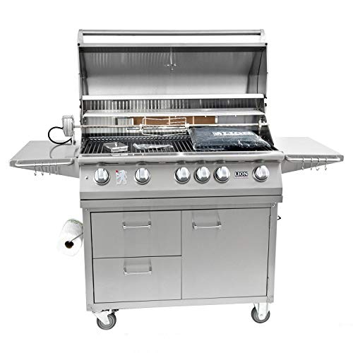 Lion 40 Inch Stainless Steel Propane Gas Grill On Cart #TOP1