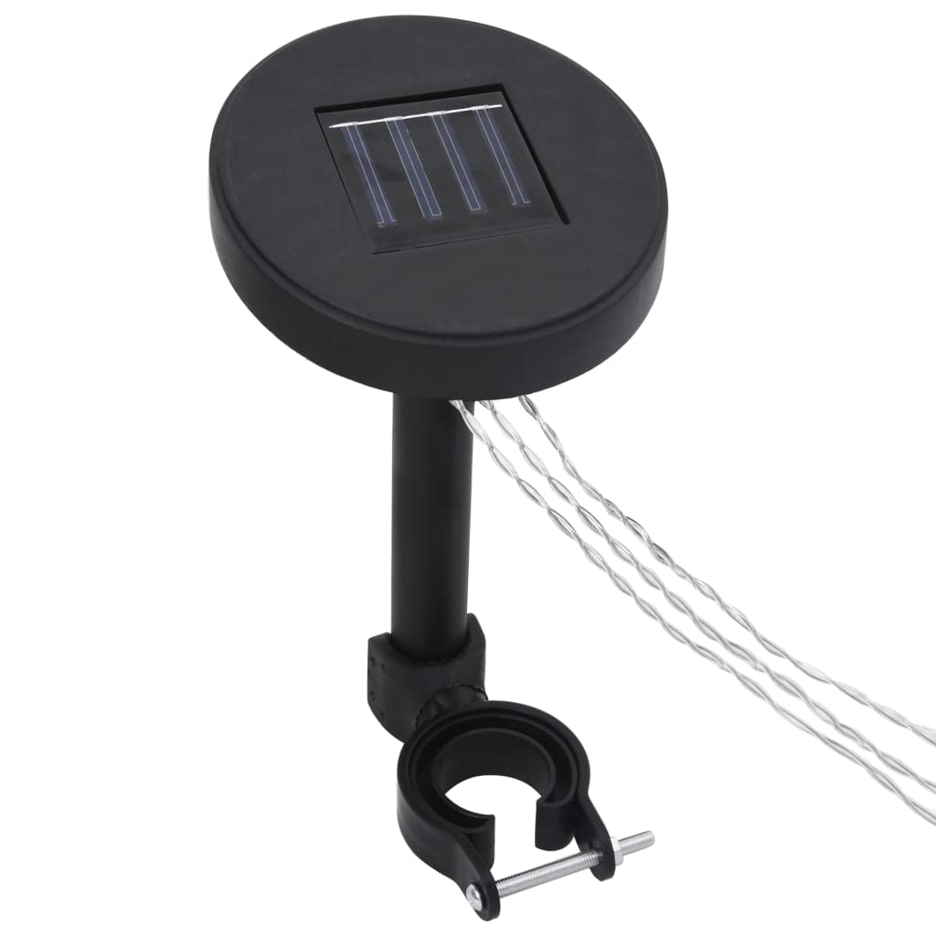 Pawilon ogrodowy z podwójnym dachem, 3 x 3 x 2,7 m, stal malowana proszkowo, 100% poliester z powłoką PA, łańcuch świetlny LED, idealny na taras, imprezę w ogrodzie, uroczystości, grillowanie