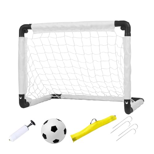 Portería De Fútbol Pequeña - Red De Fútbol Plegable para Jardín Y Niños | Red Portátil con Bolsa De Almacenamiento para Entrenamiento, Práctica, Campo Y Playa