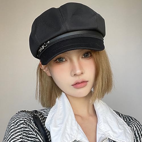 Gorra Newsboy para Mujer Con Hebilla de Cuero miniatura 5