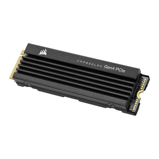 Image of Corsair MP600 PRO LPX 8TB M.2 NVMe PCIe x4 Gen4 SSD - Optimised for PS5 (Up to 7,000MB /sec Sequential Read & 6,100MB /sec Sequential Write Speeds, High-Speed Interface, Compact Form Factor) Black