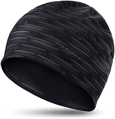 HASAGEI Laufmütze Herren Damen Fahrradmütze unter Helm Mütze Kalten Jahreszeit Warm Sportmütze Antistatisch Beanie für Freizeitaktivitäten Joggen Reisen Ski Radfahren