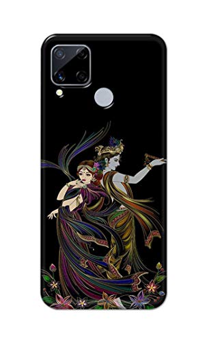 Image of Lord Radha and Krishna Hard Back Case Cover for Realme C15 / C12 / Narzo 20 / Narzo 30A / C25 / C25s Back Cover -(J5) VNS2223