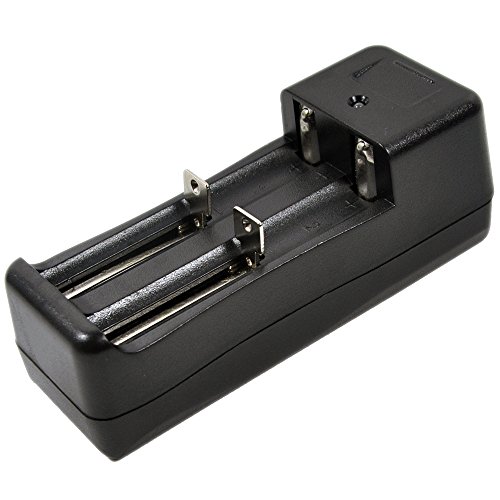 BTBAI Battery Charger AC Wall Dual Universal for 3.6/3.7v li-ion 18650 18500 16340 14500 18350 10440 14280 Simplified Version s1a