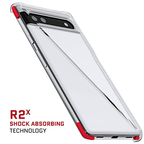 Image of Ghostek COVERT Pixel 6a Clear Case with Shockproof Drop Protection and Anti-Yellowing Premium Slim Lightweight Design Rugged Protective Phone Cover Designed for 2022 Google Pixel 6a (6.1 Inch) (Clear)