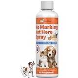 Qucship Dog & Pee Stop Spray – 8oz Dual Action Training Solution - Anti Pee Spray for Dogs Inside - Puppy Pee Spray Training