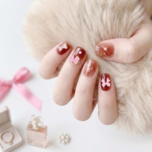 Image of MAYCREATE Bow-Knot Nail Stud Rhinestones Crystal, 3D Bow-Knot