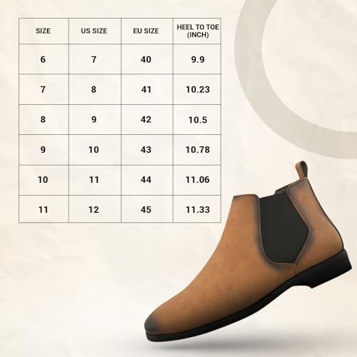 Image of STANPHORD Men Glossy Chelsea Ankle Boots | PU Slip-On Block Heel | Casual Party Office Outdoor Wear (TPSG 9536)