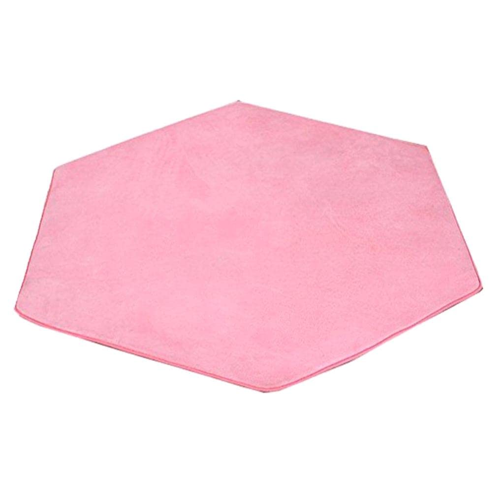 T TOOYFUL Weiche kuschelig Kinder Zelt Teppich Teppich Sechseckigen