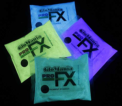 Glow In The Dark Pigment 10 Grams Luminous Aqua, Safe, Non-Toxic, Ideal For Artwork, Nails, Slime, Goo, Resins #TOP6