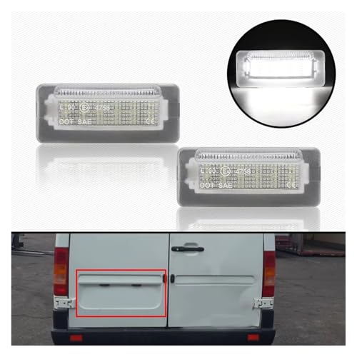 Evita multas con la lámpara matrícula LED para Sprinter W901 W904 3