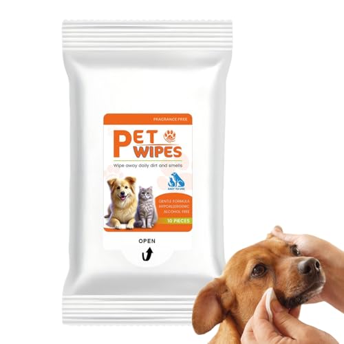 犬用目やに・汚れ取りウェットティッシュ | 敏感肌にも優しい子犬用アイクリーニングシート,旅行 在宅 動物病院 アウトドア用ペットバス用品 | ペット用ウェットティッシュ グルーミング 旅行 インドア