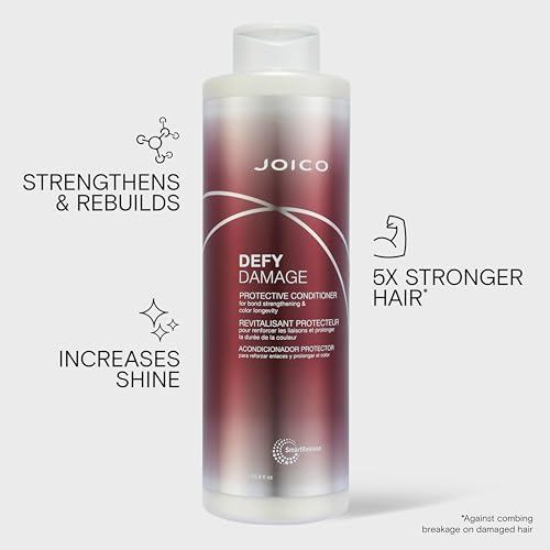 Joico Defy Damage Protective Conditioner | For Color-Treated Hair | Strengthen Bonds & Preserve Hair Color | With Moringa Seed Oil & Arginine | 33.8 Fl Oz — view 3