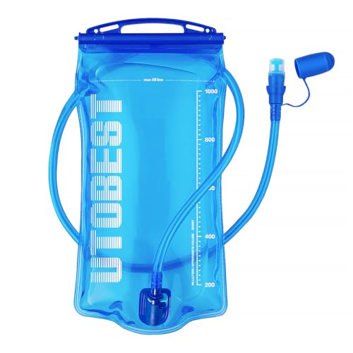 Image of UTOBEST Hydration Bladder Water Bladder for Hiking Backpack UTR201 | PEVA,BPA Free,Leakproof,High Flow Bite Valve, Easy Use and Cleaning, for Hiking,Running,Cycling,Camping
