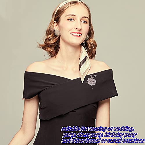 Image of Brooch Pins For Women Fashion Elegant Brooches Lapel Badges Coat Sweater Scarves Shawl Dress Accessory Wedding Party Prom Jewelry