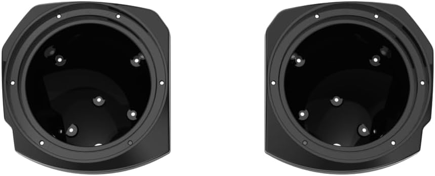 Advanblack 2024 Road Glide Lower Fairing Speaker Pods Color-Matched 8" Speaker Pods Fit for 2023.5-2025 Harley Touring FLTRX RG/SG FLHX (Vivid Black)