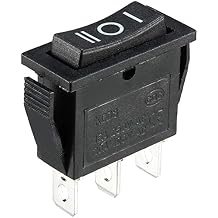 XYWHPGV AC 250V/15A 125V/20A 3P ON/OFF/ON 3 Position Snap-on Boat Rocker Switch Black7fe5e 09494 ac67a 739c3 60534 50901
