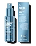 Allies of Skin Beta Glucan & Reservatrol Advanced Hydrating Serum | Plumping Face Serum with Ceramides, Peptides and Hyaluronic Acid | For Sensitive and Dry, Dehydrated Skin (1 Fl oz)