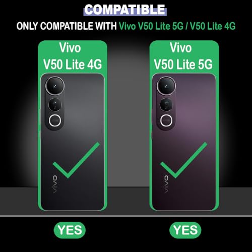 Image of Back Cover for Vivo V50 Lite 5G / V50 Lite 4G | Full Camera Protection | Premium Liquid Silicon Case | Flexible Bumper Case for Vivo V50 Lite 5G / V50 Lite 4G (Purple)