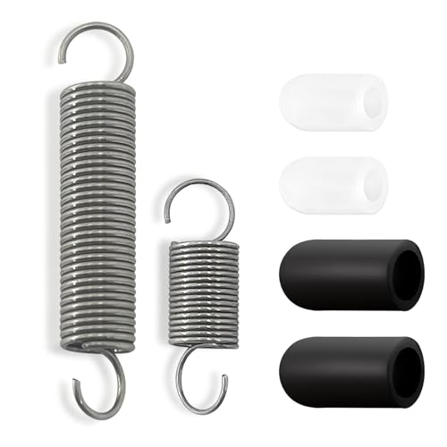 【Pratico set completo】Il set da 6 pezzi include 2 molle di tensione, 2 cappucci in gomma neri e 2 piccoli cappucci in plastica: tutto il necessario per rinnovare rapidamente la vostra macchina. La combinazione di diversi componenti di ricambio per macchinette per il riempimento di sigarette consente il ripristino completo della funzionalità. Ideale per gli utenti che cercano un accessorio compatto e ben abbinato per la propria macchina automatica per il riempimento di sigarette.