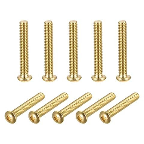 Vis à métaux en laiton M4 - sourcing map Cover