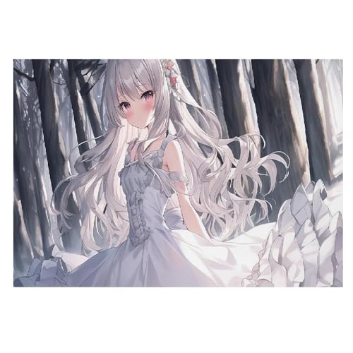 Póster nórdico LIAZLIUT impreso en lienzo decorativo de anime de 40 x 60 cm para la sala