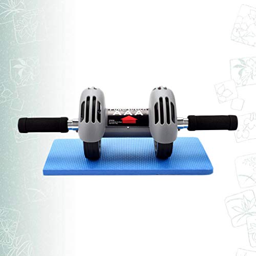 BESPORTBLE Rolo de abdômen para exercício abdominal, roda dupla, equipamento de exercícios abdominai
