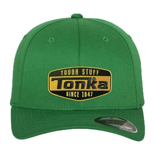 Casquette de baseball Tonka verte en taille S/M avec technologie Flexfit confortable