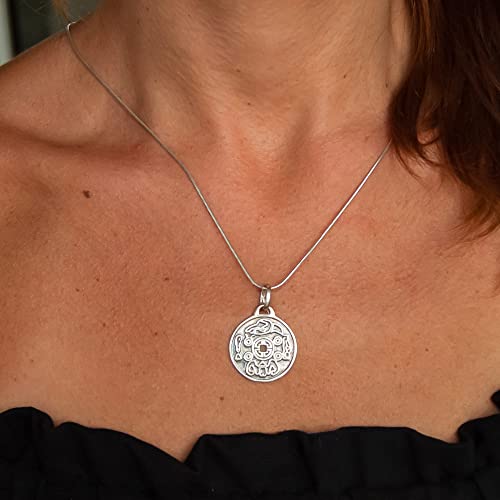925 Sterling Silver Lucky Coin Necklace - Feng Shui Pendant Charm - Attracting Money Good Luck Amulet Medallion - Ancient Magic Chinese Fortune Talisman - Handmade Jewelry Gift for Men Women3