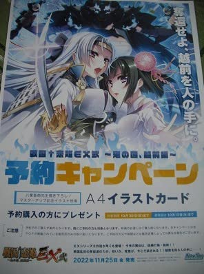 Amazon.co.jp: 戦国†恋姫EX弐 鬼の国越前編チラシ足利義輝 一葉 足利