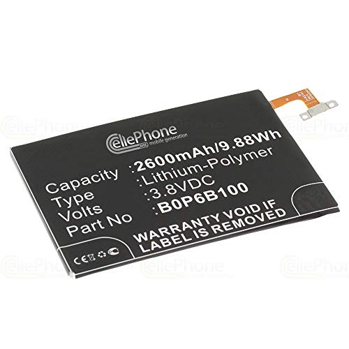 cellePhone batería Li Polymer para HTC One M8 (reemplazado B0P6B100)