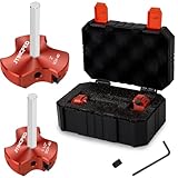 3 Blade PVC Pipe Reamer Kit 1-1/2 inch & 2 Inch,2Pcs Plastic Pipe PVC Reamer Kit Plumbing Tool Socket Saver Fitting Saver for Sch.40 CPVC ABS Socket Hub,with 3/8-Inch Hex Shaft,Fit Standard 1/2" Drill