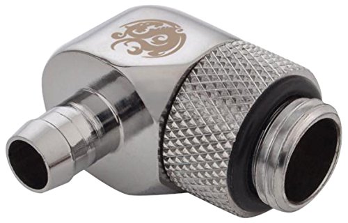 Bitspower BP-LRIII G1/4" Thread 1/4" ID Tube Fitting (Fittings) Shining Silver