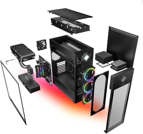 Image of MichaelElectronics2 Customized Desktop, Created Using HP OMEN 45L AI Gaming Desktop PC (Intel Ultra 9-285K, GeForce RTX 5090 32GB GDDR7, 128GB DDR5, 1TB, 2TB, 4TB, 8TB SSD, RGB Fans,3 DP, Win 11 Pro)