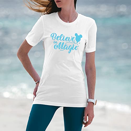 Threadart Velvet Sky Blue 20" Heat Transfer Vinyl Film | Custom Cut Roll 20" Wide By The Yard | Also Known As Flock | Compatible With Cricut Explore And Maker, Silhouette Cameo, & Large Format Cutters #TOP1