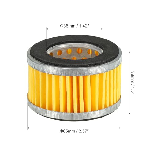 PATIKIL Replacement Compressor Air Filter Element, 8 Pack Intake Paper Filter for Air Compressors - Image 2