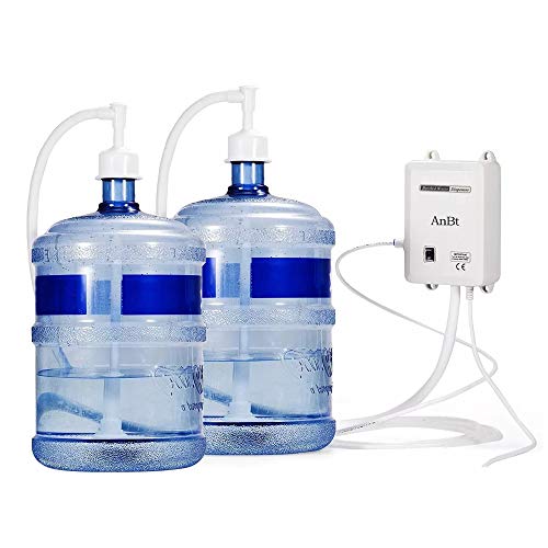 Bottle Water Dispenser Pump System,110V AC Water Dispensing Pump with Double Inlet 20ft Pipe for Refrigerator,Ice Maker